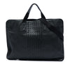 Bottega Veneta Intrecciato Trimmed Leather Soft Briefcase Secondhand