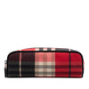 Secondhand Burberry Exploded Check Canvas Pouch