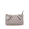 Fendi Zucchino Canvas Chain Pochette Secondhand