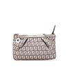 Fendi Zucchino Canvas Chain Pochette Secondhand