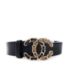 Secondhand Chanel Calfskin Interlocking CC Logo Belt