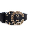 Secondhand Chanel Calfskin Interlocking CC Logo Belt