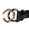 Secondhand Chanel Calfskin Interlocking CC Logo Belt