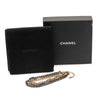 Chanel Gold Plated and Ruthenium Plated CC Crystal Split Double Chain Choker Necklace Secondhand
