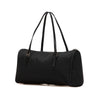 Fendi Micro Zucchino Canvas Bauletto Handbag Secondhand