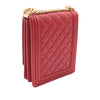 Chanel Quilted Lambskin North South Boy Flap Secondhand