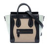 Celine Nano Tricolor Leather Luggage Tote Secondhand