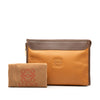 Secondhand LOEWE Leather Anagram Clutch