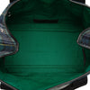 Balenciaga Plaid Wool Navy Cabas S Secondhand