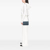 Chanel Quilted Denim Camellia Wallet On Chain Denim Secondhand