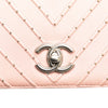 Secondhand Chanel Chevron Calfskin Studded Full Flap