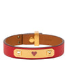 Hermès Narrow Swift As de Coeur Bracelet Secondhand