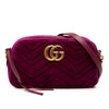 Gucci Small GG Marmont Matelasse Velvet Crossbody Secondhand