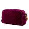 Gucci Small GG Marmont Matelasse Velvet Crossbody Secondhand