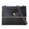 Secondhand Chanel CC Bicolor Calfskin Square Frame Flap