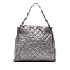 Chanel Large Quilted Metallic Calfskin Chain Me Hobo Secondhand
