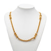 Secondhand Chanel CC Gold Plated Station Chain Long Necklace