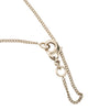 Chanel CC Gold Plated and Enamel Flower Pendant Necklace Secondhand
