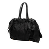 Prada Tessuto Python Print Bow Satchel Secondhand
