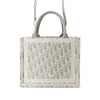 Dior Mini Oblique Embroidered Canvas Lace Book Tote Secondhand