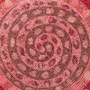 Hermès La Legende Du Poisson Corail Pleated Silk Scarf Secondhand