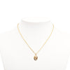 Dior Gold Plated CD Logo Pendant Necklace Secondhand