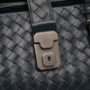 Bottega Veneta Small Nappa Intrecciato Roma Satchel Secondhand