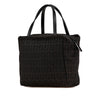 Fendi Mini Zucchino Canvas Handbag Secondhand