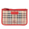 Burberry Haymarket Check Coated Canvas Pouch Secondhand