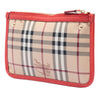 Burberry Haymarket Check Coated Canvas Pouch Secondhand
