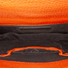 Burberry Haymarket Check Coated Canvas and Grained Leather Clutch Secondhand