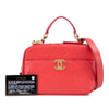 Chanel Small Quilted Caviar Top Handle Camera Bag Secondhand