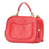 Chanel Small CC Quilted Caviar Top Handle Camera Bag Secondhand