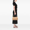 LOEWE Nubuck Anagram Madrid Fringe Shoulder Bag Secondhand
