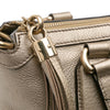 Gucci Small Metallic Leather Soho Working Satchel Secondhand