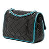 Chanel Medium Classic Bicolor Quilted Lambskin Double Flap Secondhand