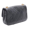 Chanel Mini Quilted Calfskin Crystal Pearls Chain Flap Secondhand