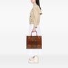 Secondhand Dior Large Studded Embroidered Leather Floral Book Tote