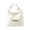 Chanel Small Quilted Shiny Calfskin 22 Handbag Secondhand