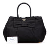 Prada Tessuto Fiocco Bow Handbag Secondhand