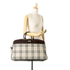 Burberry House Check Canvas Travel Bag Secondhand