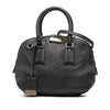 Burberry Small Heritage Grain Check Embossed Orchard Bowling Bag Secondhand
