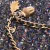 Chanel CC Tweed Charms Wallet On Chain Secondhand