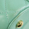 Chanel Small CC Caviar Top Handle Vanity Case with Chain Secondhand