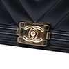 Chanel Mini Chevron Lambskin Boy Flap Secondhand
