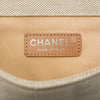 Chanel CC Chocolate Bar Canvas Camellia No. 5 Tote Secondhand