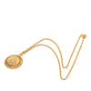 Secondhand Chanel Gold Plated Medallion Coat of Arms Sunburst Pendant Necklace