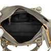 Balenciaga Mini Goatskin Motocross Classic Metallic Edge City Satchel Secondhand