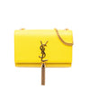 Secondhand Saint Laurent Small Grain de Poudre Monogram Kate Tassel Crossbody