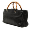 Gucci Medium Calfskin Bamboo Shopper Satchel Secondhand